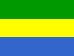 Национальный флаг, Габон