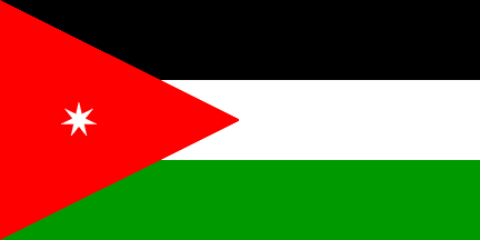 Национальный флаг, Иордания