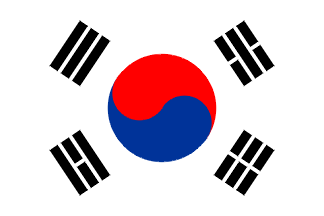 Национальный флаг, Южная Корея