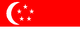 Национальный флаг, Сингапур