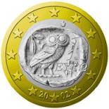 1 euro (other side, country Greece) 1