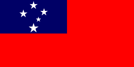 Национальный флаг, Самоа